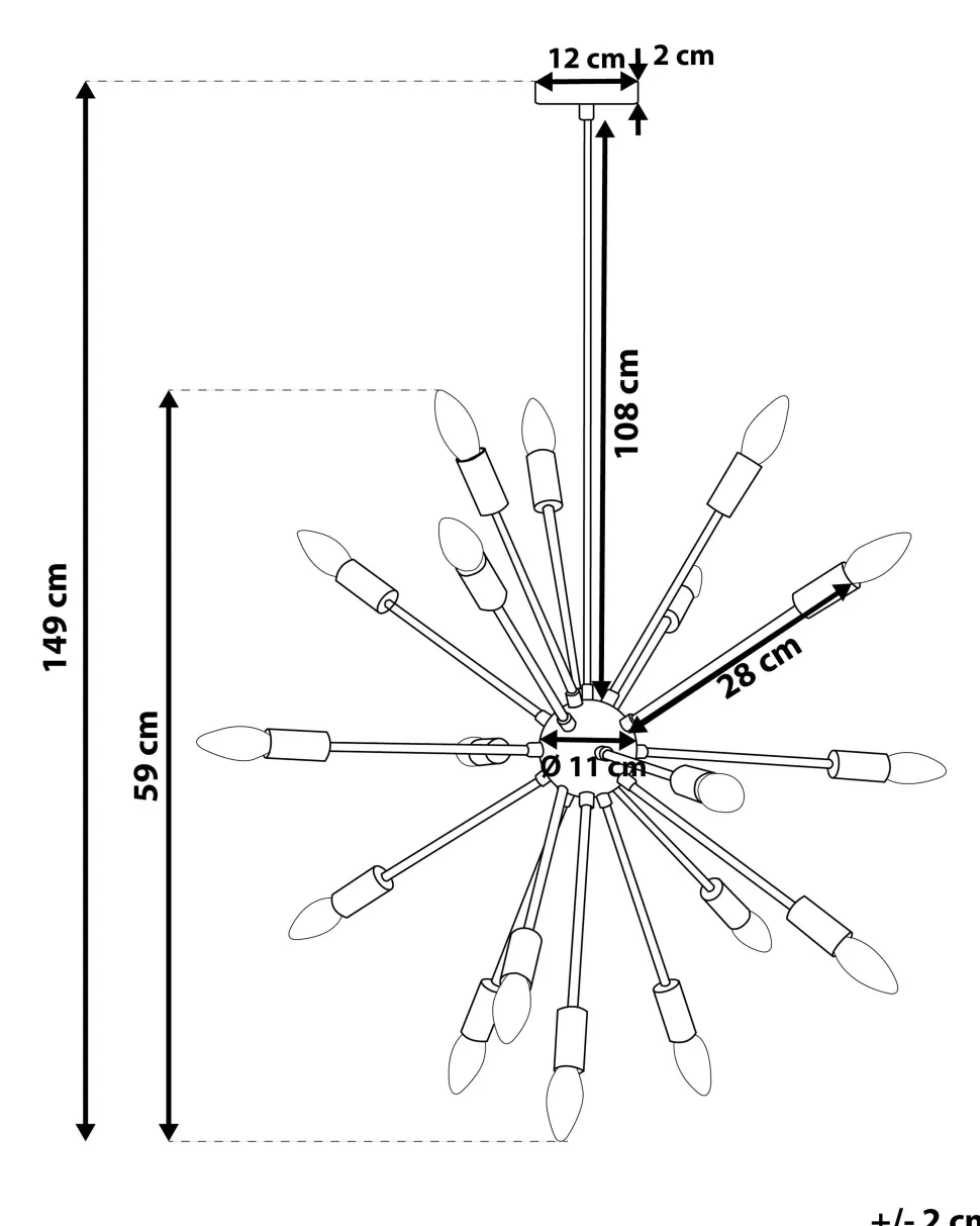 Candeeiro De Teto Prateado Maguse