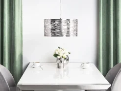 Candeeiro De Teto Prateado Torno