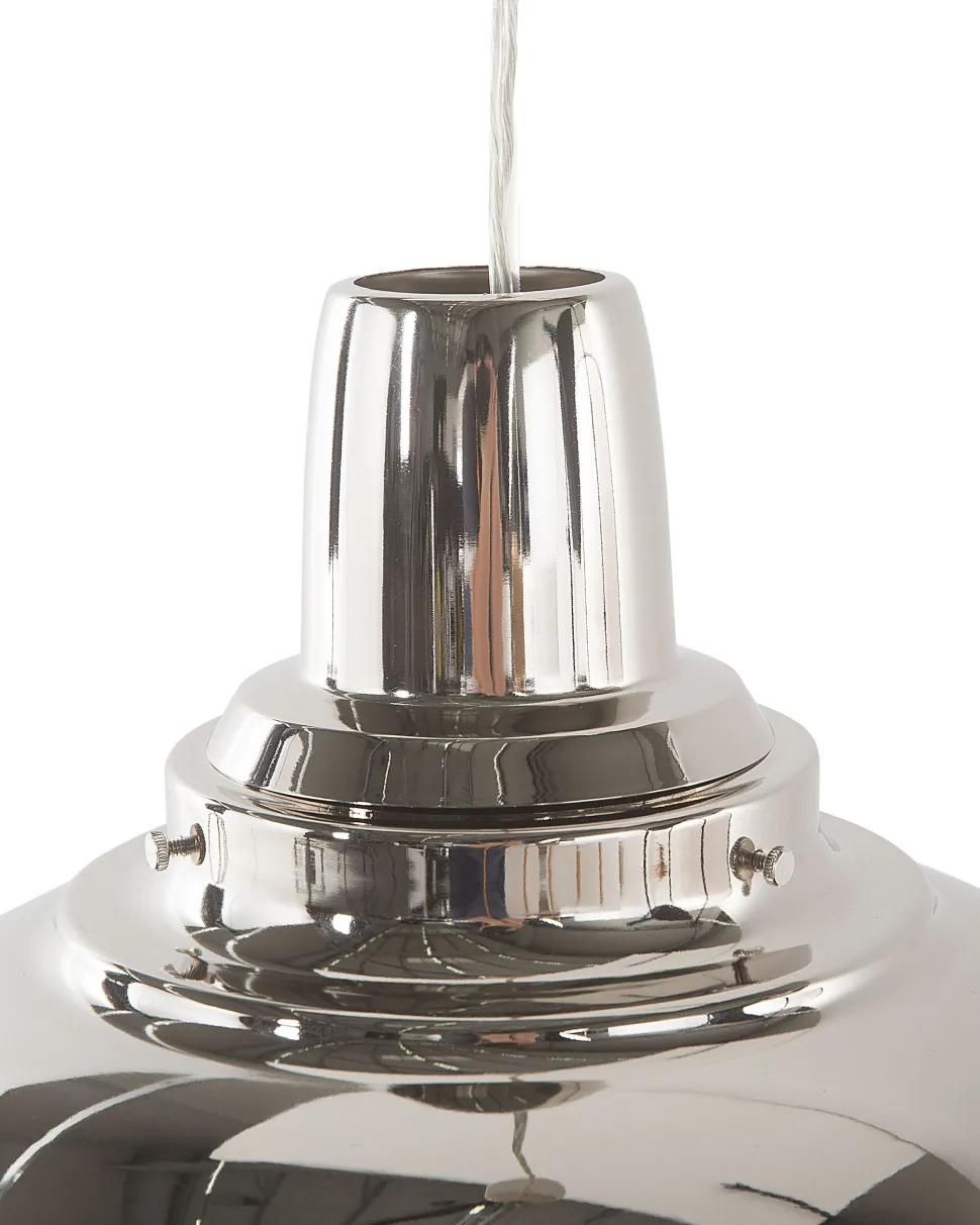 Candeeiro De Teto Prateado Pinega