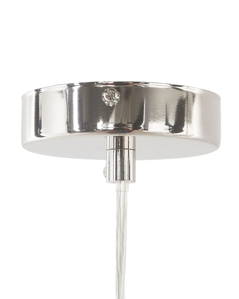 Candeeiro De Teto Prateado Pinega