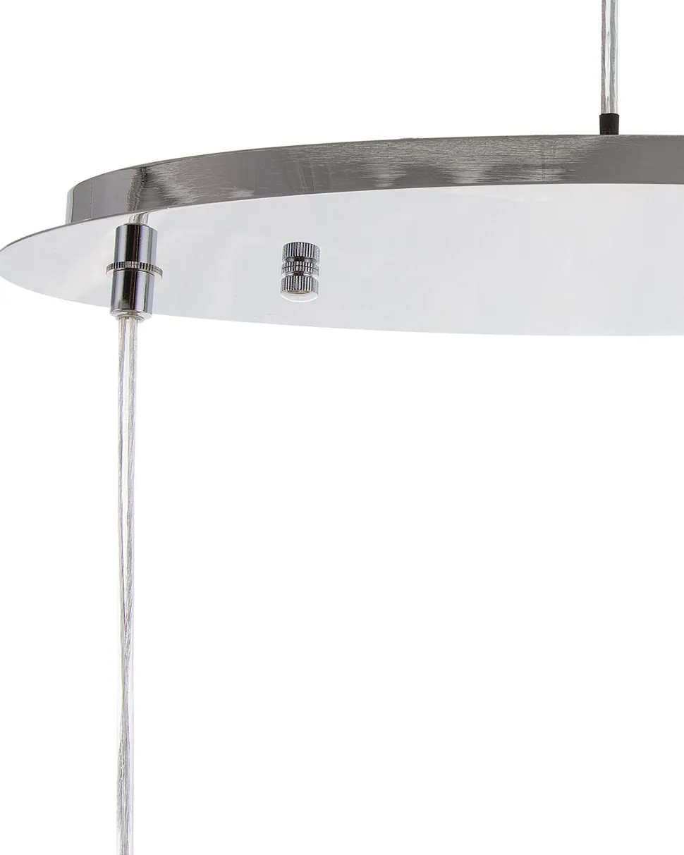 Candeeiro De Teto Prateado Seveso