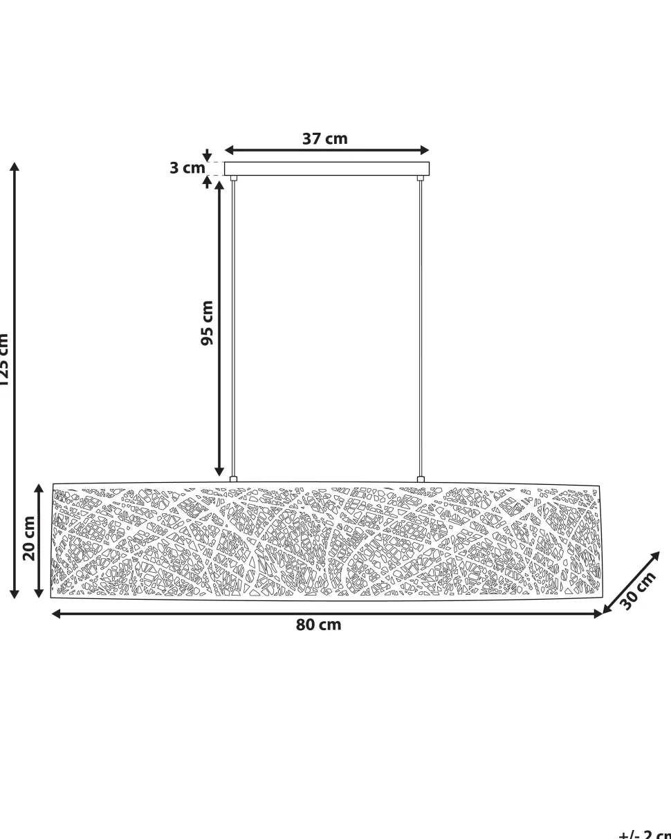 Candeeiro De Teto Prateado Seveso