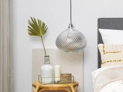 Candeeiro De Teto Prateado Madon