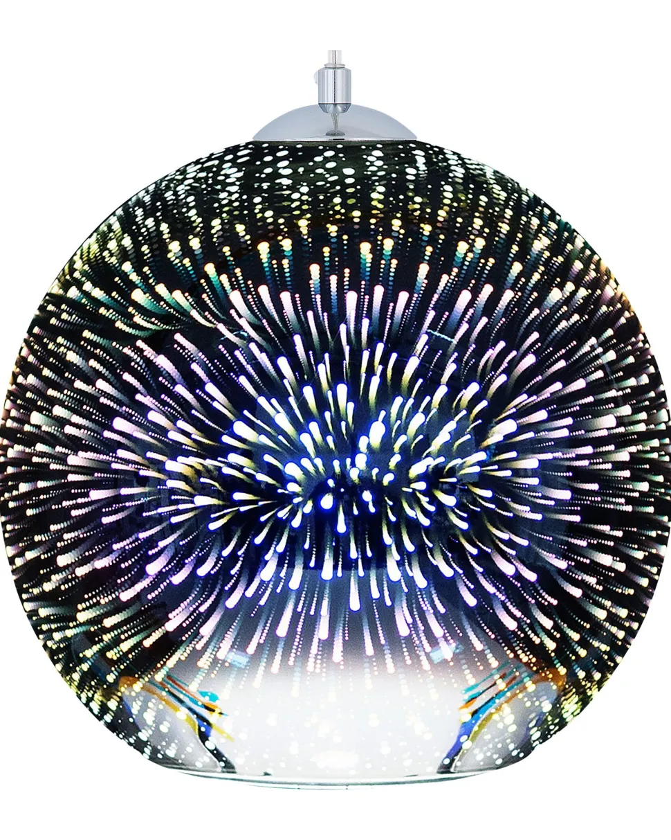 Candeeiro De Teto Prateado Sessera