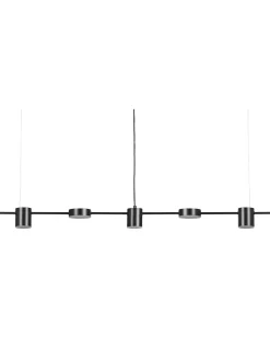 Candeeiro De Teto Preto Com Led Integrado Sestra