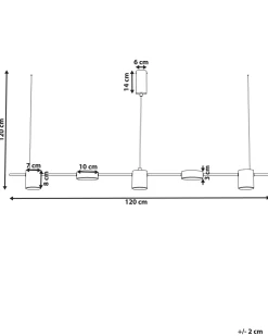 Candeeiro De Teto Preto Com Led Integrado Sestra