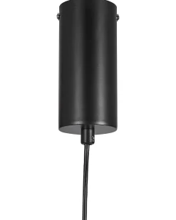 Candeeiro De Teto Preto Com Led Integrado Sestra