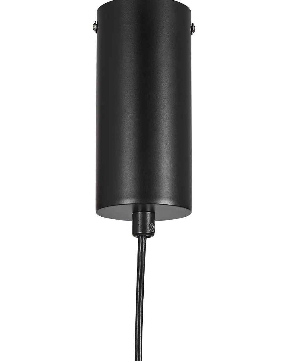 Candeeiro De Teto Preto Com Led Integrado Sestra