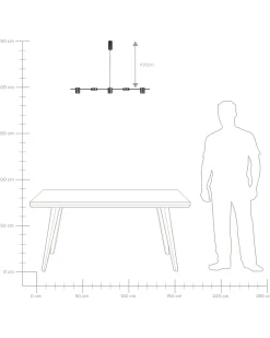 Candeeiro De Teto Preto Com Led Integrado Sestra