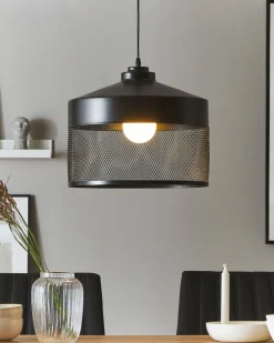 Candeeiro De Teto Preto Cardener