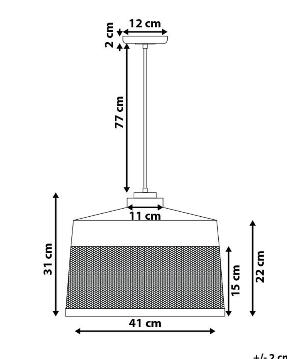 Candeeiro De Teto Preto Cardener