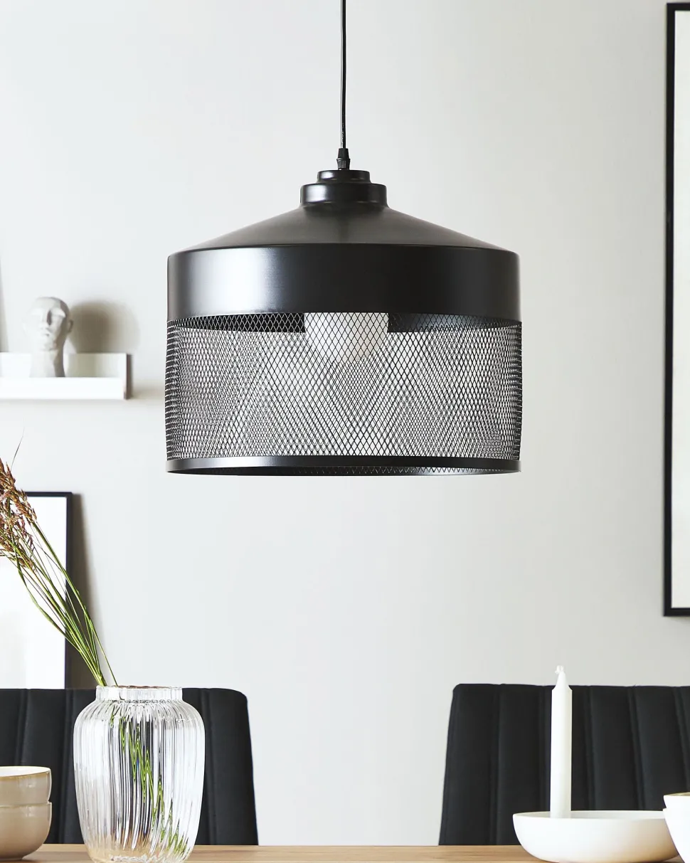 Candeeiro De Teto Preto Cardener