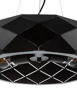 Candeeiro De Teto Preto Cesano