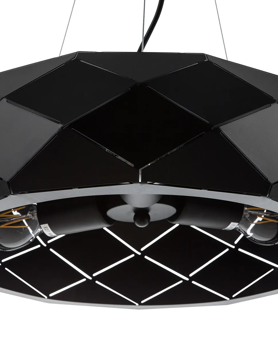 Candeeiro De Teto Preto Cesano