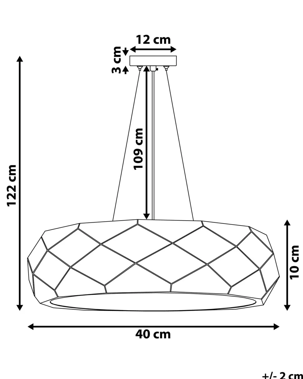 Candeeiro De Teto Preto Cesano