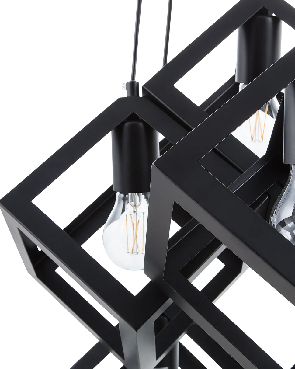 Candeeiro De Teto Preto Chrisola