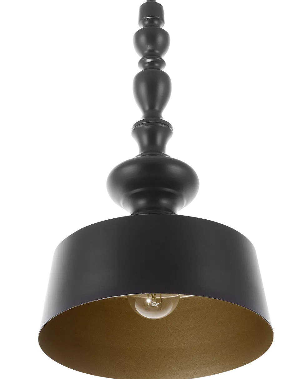 Candeeiro De Teto Preto Driva