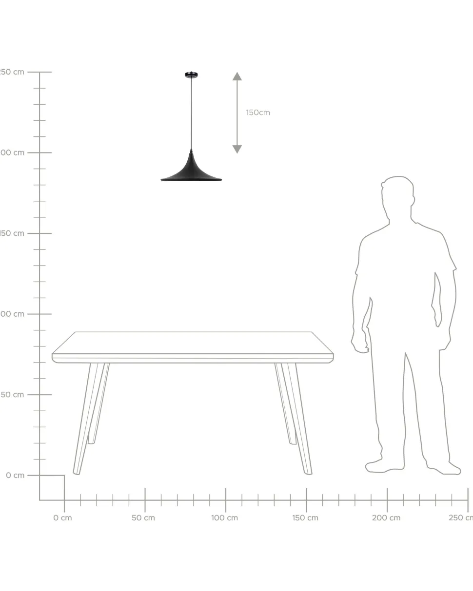 Candeeiro De Teto Preto E Dourado Yamuna