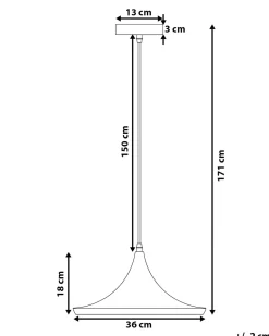 Candeeiro De Teto Preto E Dourado Yamuna
