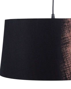 Candeeiro De Teto Preto E Dourado Kallar