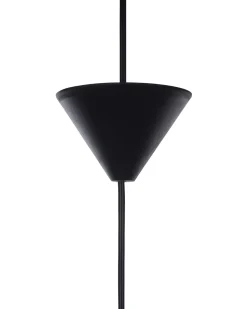 Candeeiro De Teto Preto E Dourado Kallar