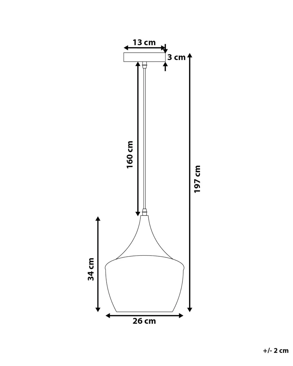 Candeeiro De Teto Preto E Dourado Fraser