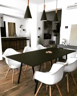 Candeeiro De Teto Preto E Cor De Cobre Tagus