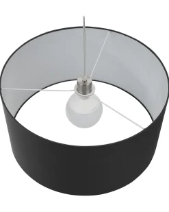 Candeeiro De Teto Preto Elbe