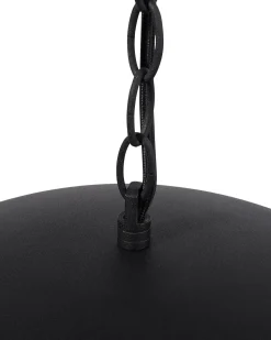 Candeeiro De Teto Preto E Dourado Thames Ii