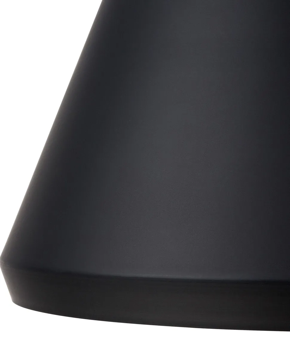 Candeeiro De Teto Preto E Dourado Mackenzie