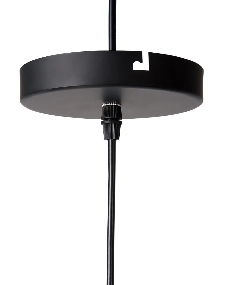 Candeeiro De Teto Preto E Dourado Mackenzie