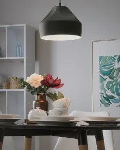 Candeeiro De Teto Preto Evinos