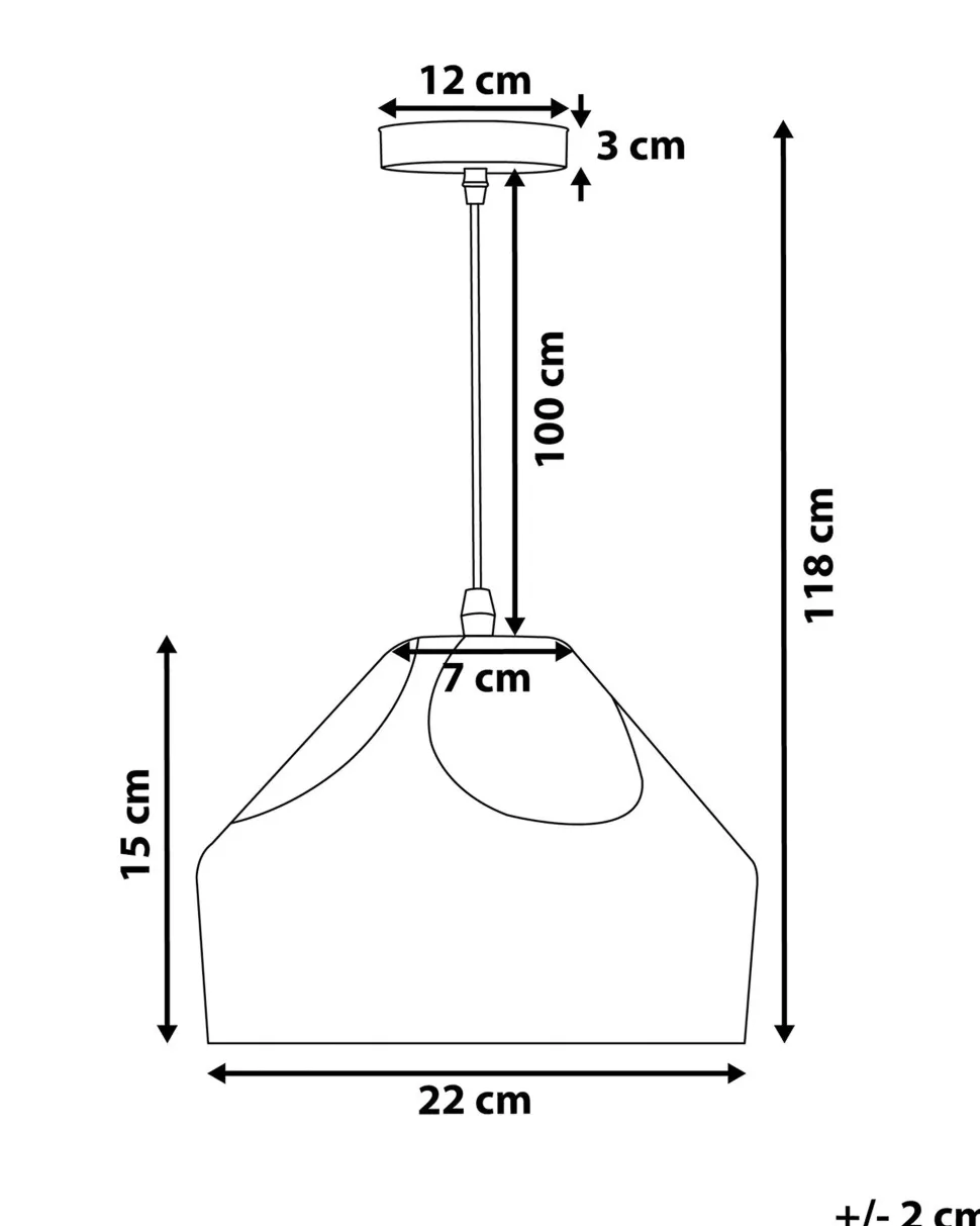 Candeeiro De Teto Preto Evinos