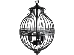 Candeeiro De Teto Preto Harmen