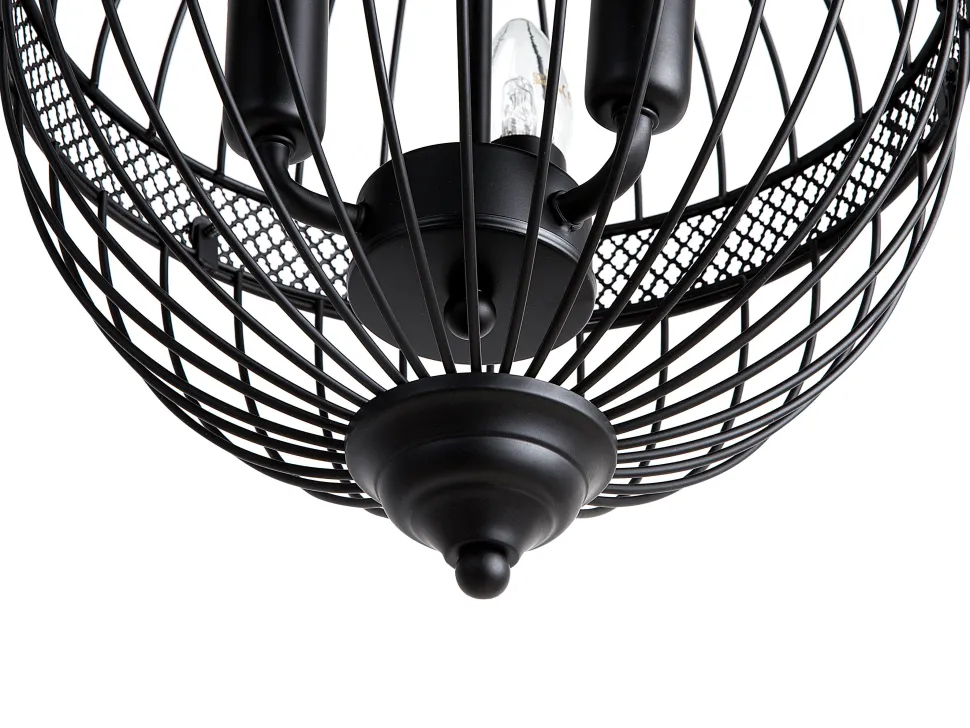 Candeeiro De Teto Preto Harmen