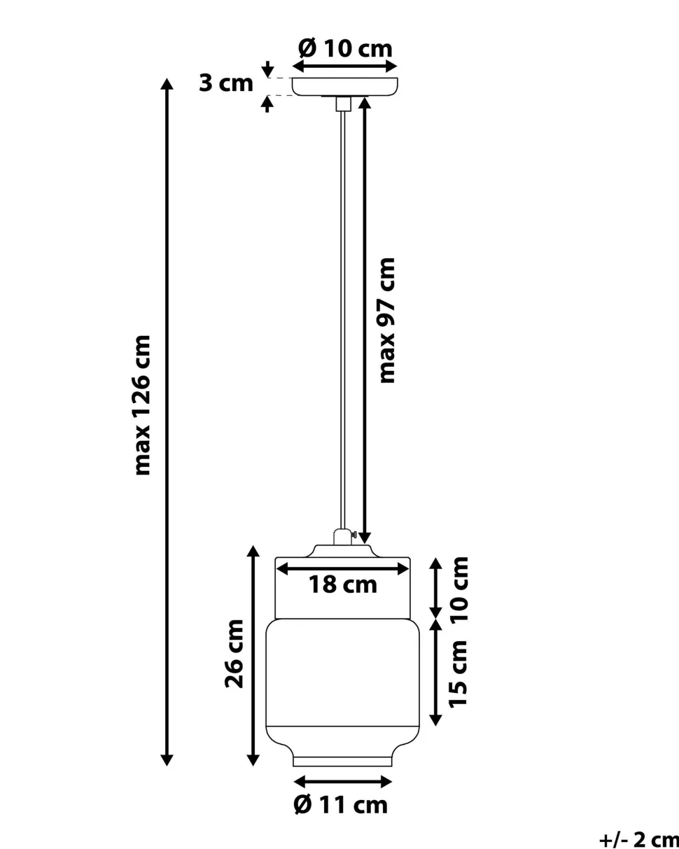 Candeeiro De Teto Preto Jurua
