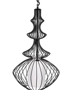 Candeeiro De Teto Preto Kolva