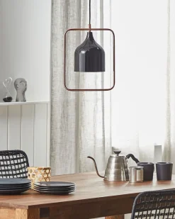 Candeeiro De Teto Preto Mavone