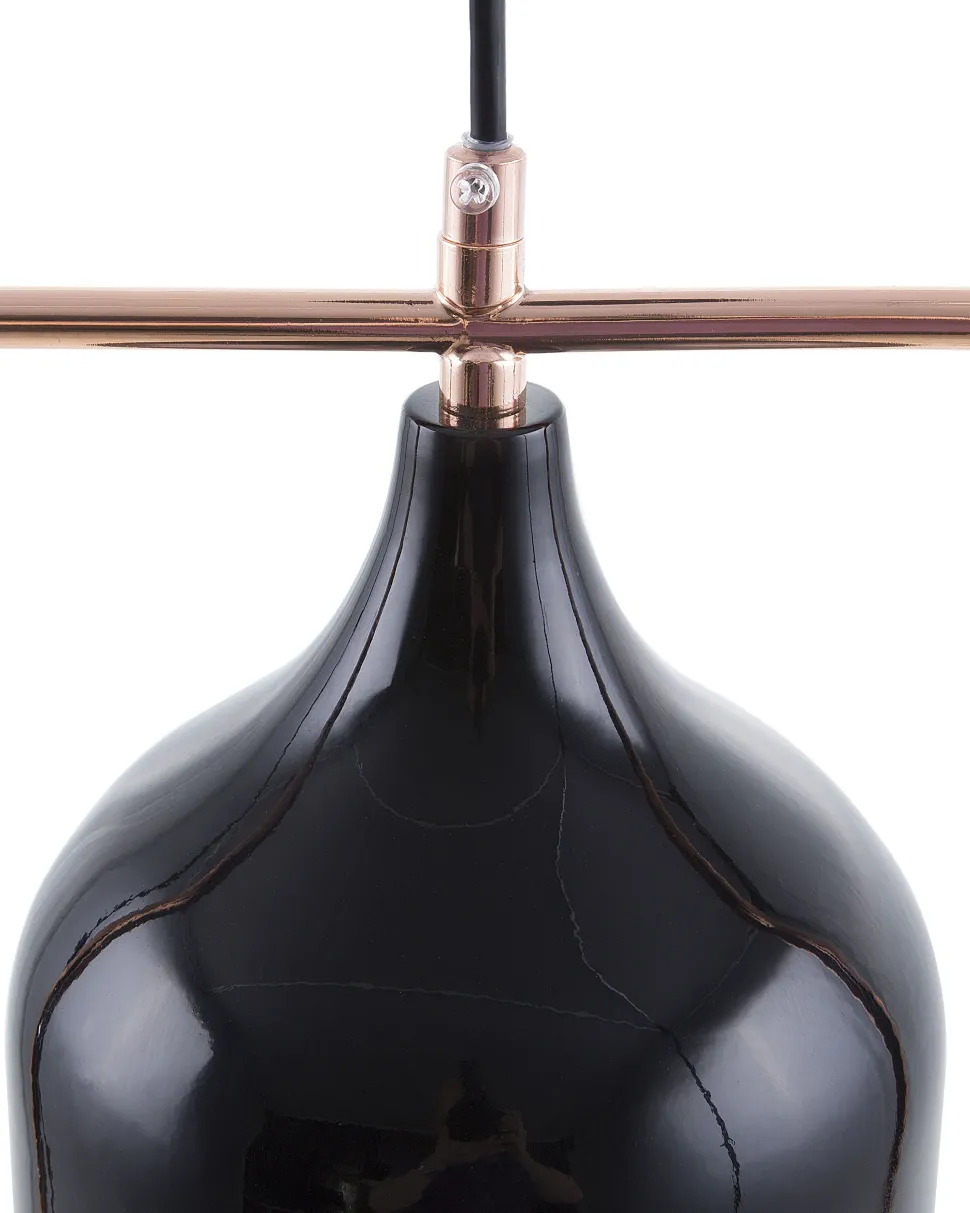 Candeeiro De Teto Preto Mavone