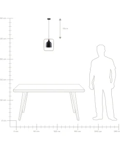 Candeeiro De Teto Preto Mavone