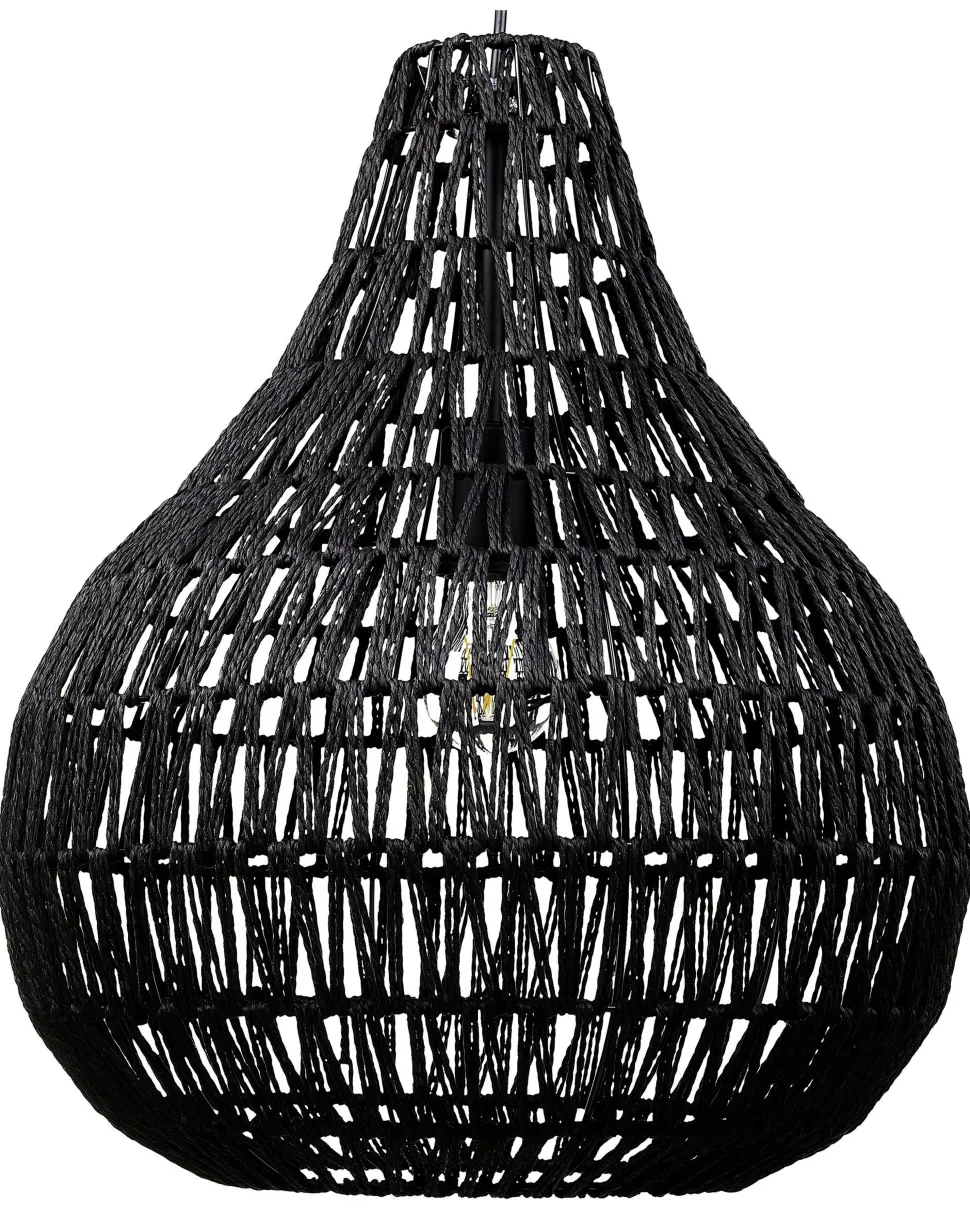 Candeeiro De Teto Preto Molopo