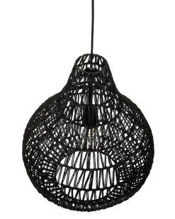 Candeeiro De Teto Preto Molopo