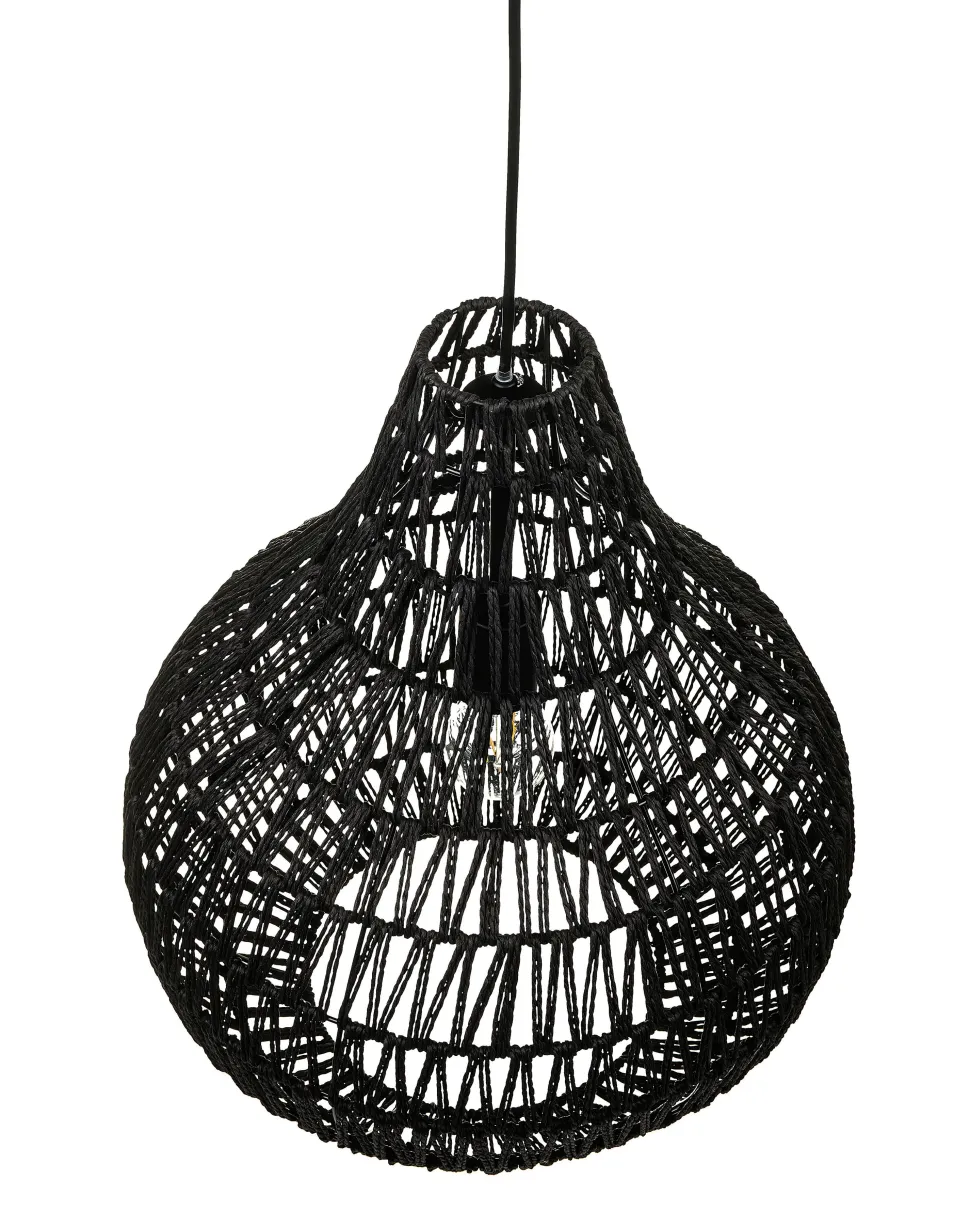 Candeeiro De Teto Preto Molopo