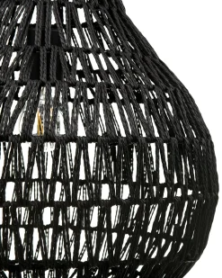 Candeeiro De Teto Preto Molopo