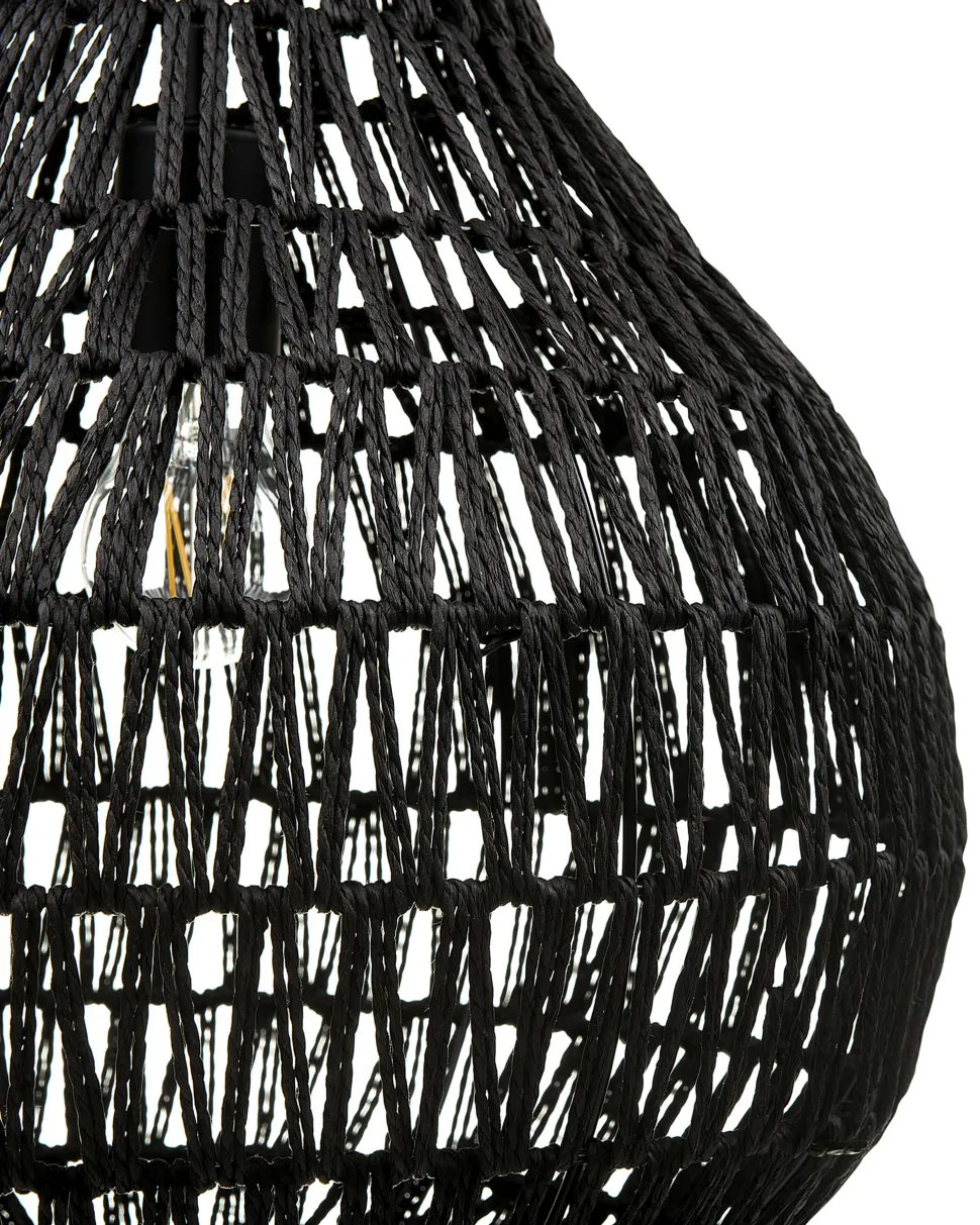 Candeeiro De Teto Preto Molopo