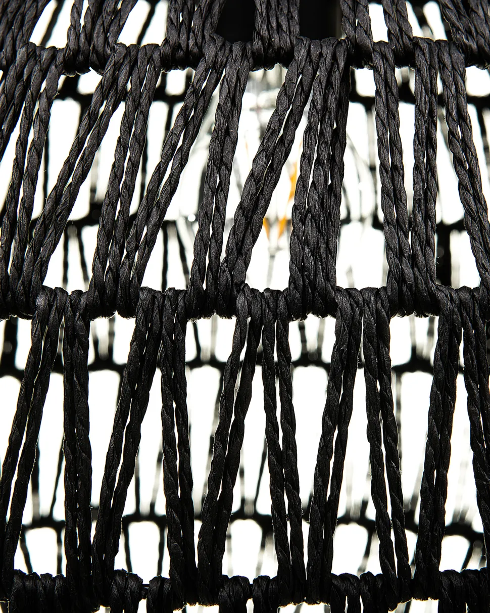 Candeeiro De Teto Preto Molopo