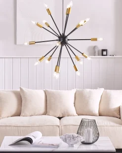 Candeeiro De Teto Preto Maguse