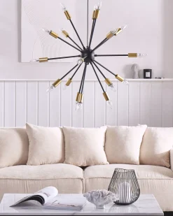 Candeeiro De Teto Preto Maguse