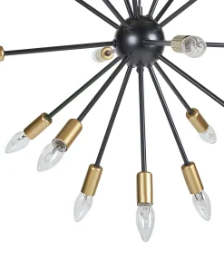 Candeeiro De Teto Preto Maguse