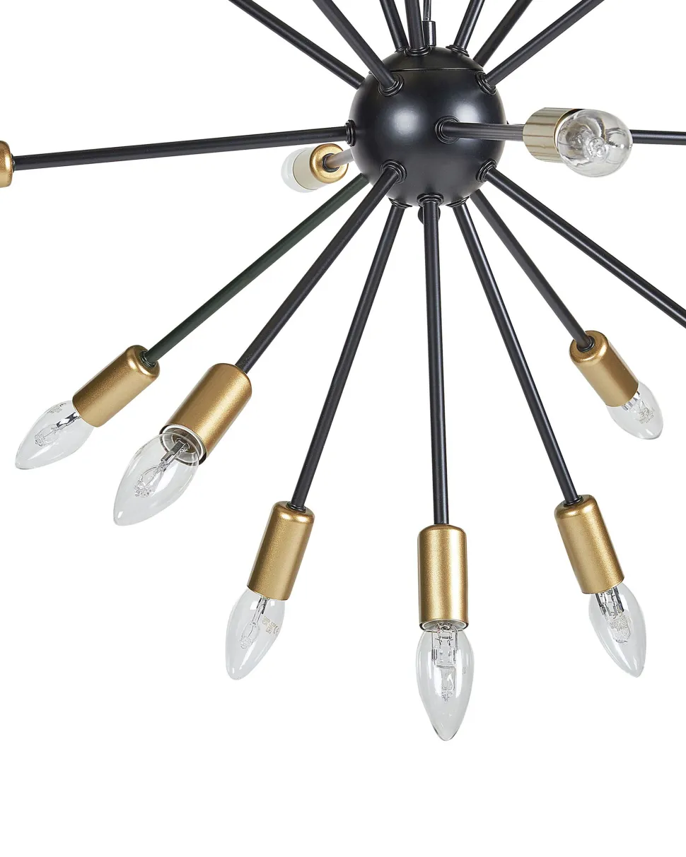 Candeeiro De Teto Preto Maguse